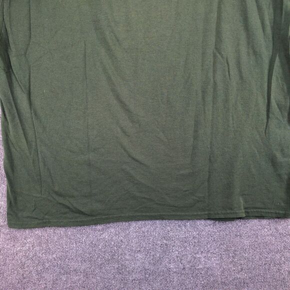 Gildan Mens Co-Alliance T-Shirt Green 3XL Short Sleeve Polycotton Dry Blend - Picture 9 of 13